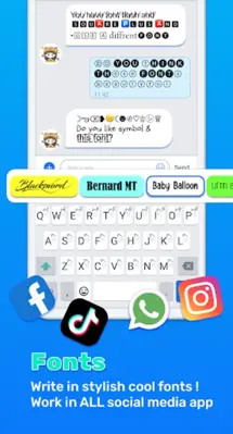 Fonts Keyboard & Emoji android App screenshot 5